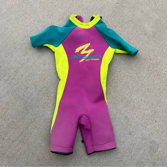 Vintage Jet Guard Wet Power Wet Suit Water Ski Suit - Picture 2 of 15